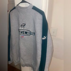 Vintage Puma NFL Eagles crewneck🔥🔥🔥